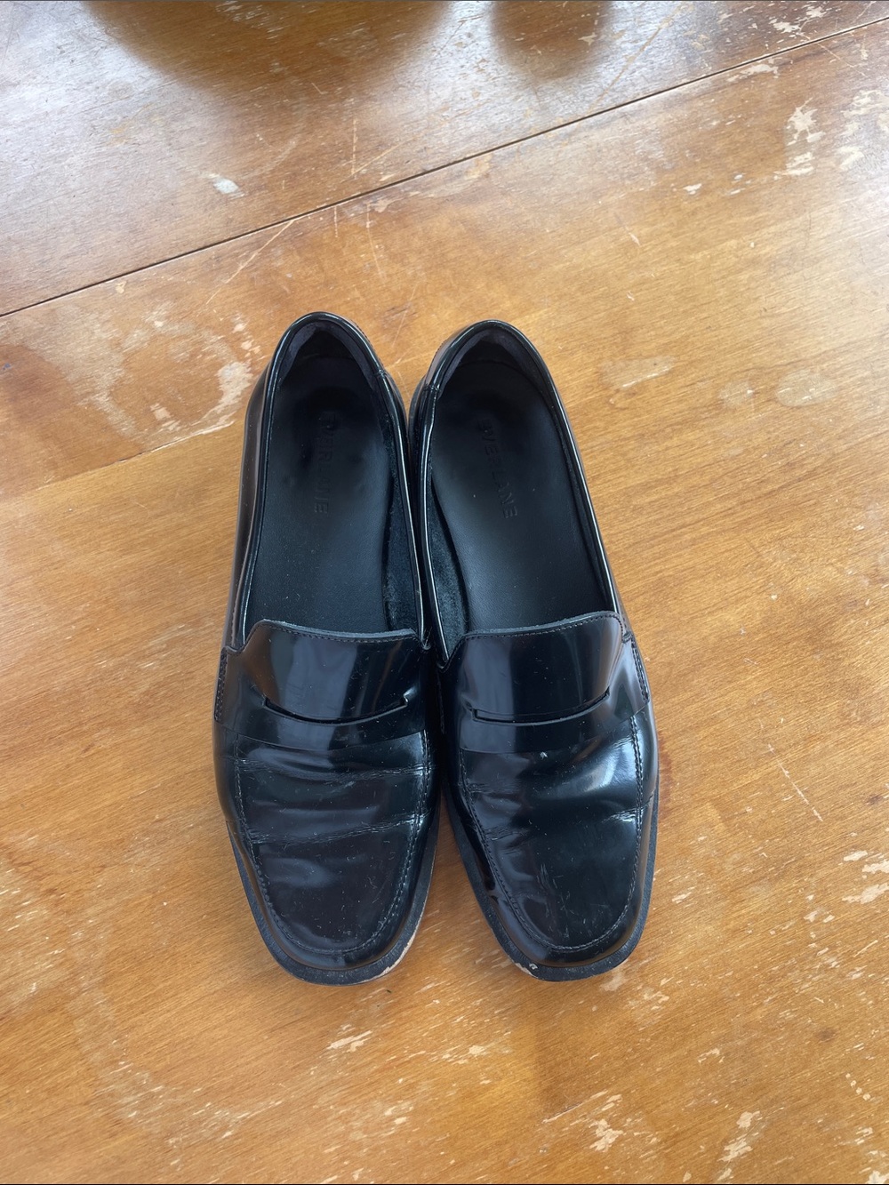 Everlane Patent Penny Loafers